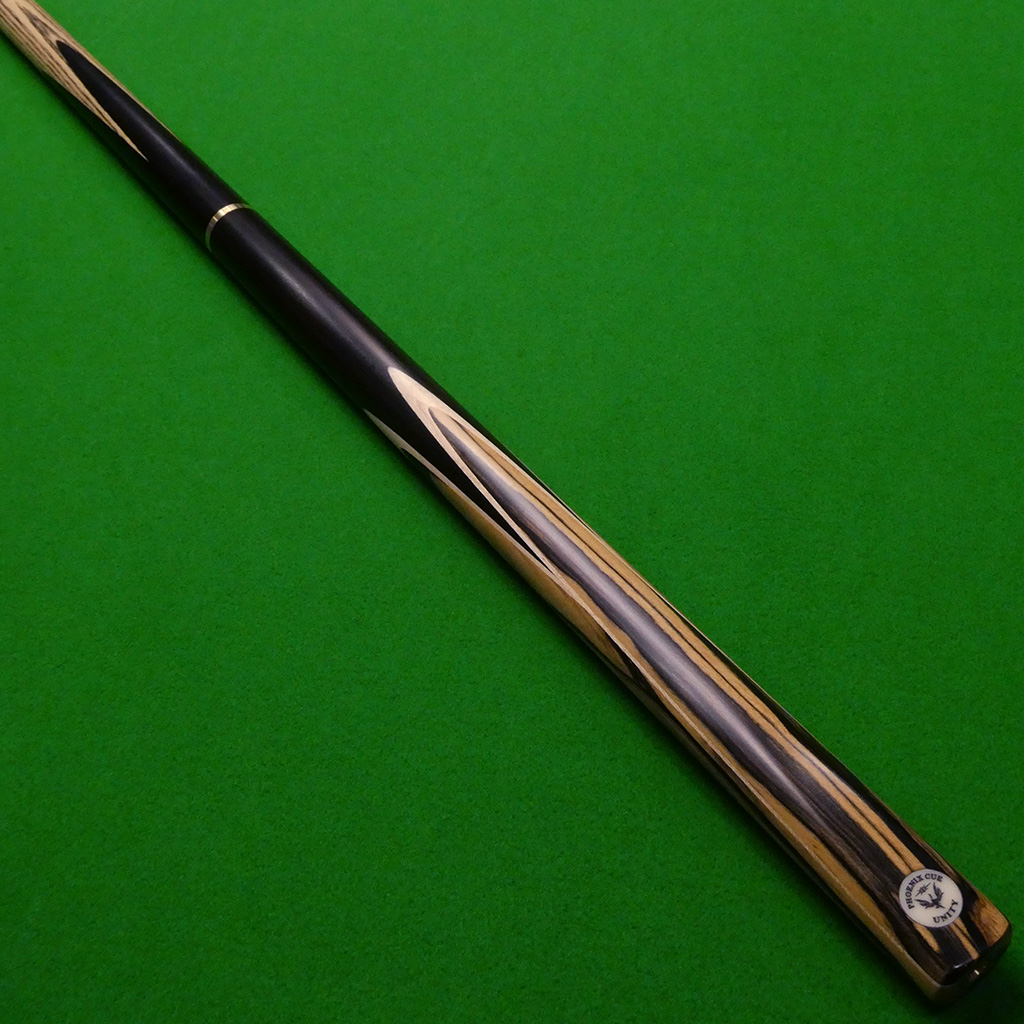 3/4 Unity 39 Hand spliced cue - Black/ White Ebony (A)